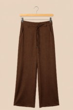 pantalon palazzo marron satinado boho chic la gata voladora alpujarra almeria