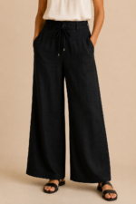 pantalon saten duna negro moda boho la gata voladora alpujarra almeria