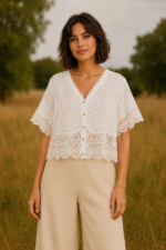 top crochet bordado ibiza blanco algodón boho La Gata Voladora Alpujarra Almería