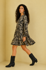 vestido camisero melody estampado mujer boho la gata voladora alpujarra almeria
