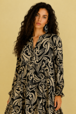 vestido camisero melody manga larga estampado boho la gata voladora alpujarra almeria