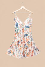 vestido arwen algodon naranja boho chic fluido la gata voladora alpujarra almeria