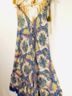 Vestido de seda Obá Obá con escote ajustable estilo boho chic La Gata Voladora La Alpujarra