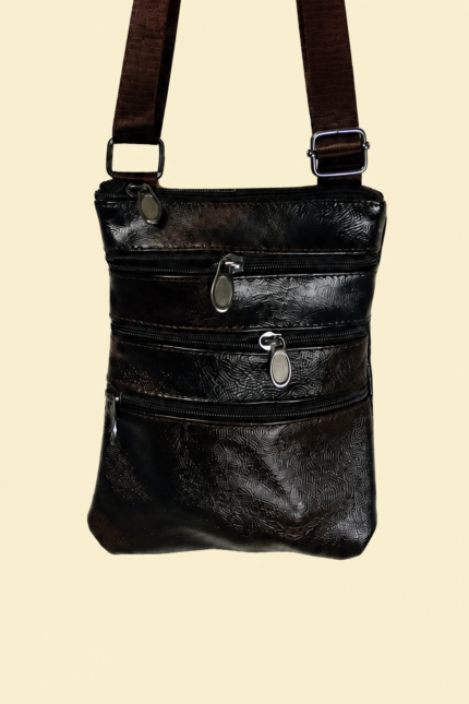 Bandolera piel marron tarifa bolso unisex La Gata Voladora Alpujarra Almeria