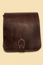 Bandolera cuero marroqui legolas marron vintage unisex La Gata Voladora Alpujarra Almeria