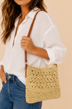 bolso rafia mallorca boho chic ibicenco la gata voladora alpujarra almeria