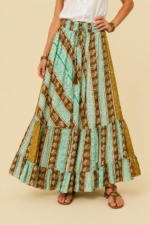 falda seda larga boho chic gypsy seda fria ligera La Gata Voladora Alpujarra Almeria