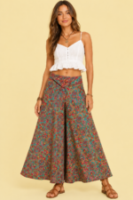 pantalon seda inanna gold rosa boho chic La Gata Voladora Alpujarra Almeria