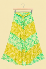pantalon ancho seda verde estilo boho chic inanna gold La Gata Voladora Alpujarra Almeria