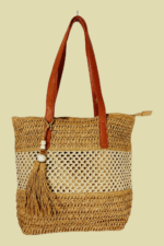 bolso verano rafia marron calima La Gata Voladora Alpujarra Almeria