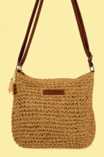 Bolso de Rafia Formentera bolso verano boho chic rafia natural La Gata Voladora Alpujarra Almeria