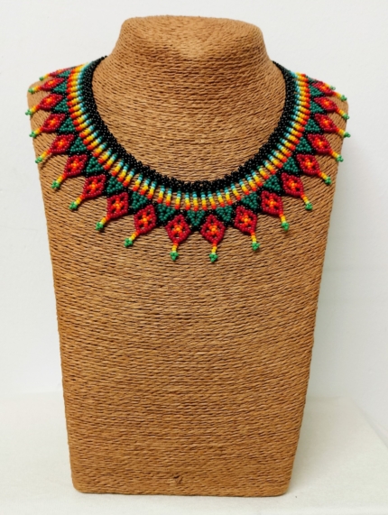 Collar Espiritu Tribal etnico boho chic La Gata Voladora Alpujarra Almeria