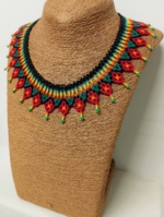 Collar Espiritu Tribal artesanal indigena etnico La Gata Voladora Alpujarra Almeria