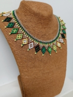 Collar Tribal Amazonas collar etnico colombiano boho chic La Gata Voladora Alpujarra Almeria