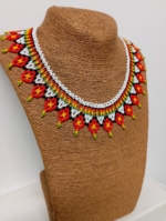 Collar Tribal Llama Sagrada collar etnico colombiano boho chic La Gata Voladora Alpujarra Almeria