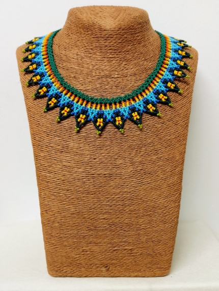 Collar Tribal Oasis collar etnico artesanal boho chic La Gata Voladora Alpujarra Almeria