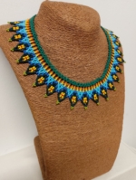 Collar Tribal Oasis collar etnico colombiano boho chic La Gata Voladora Alpujarra Almeria