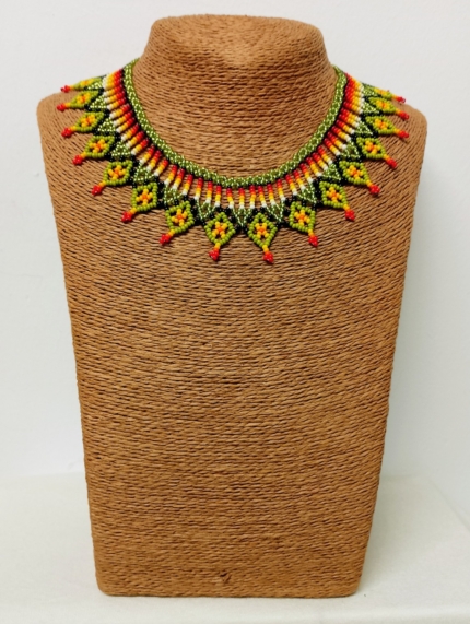 Collar Tribal Sabana etnico artesanal boho chic La Gata Voladora Laujar de Andarax