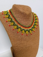 Collar Tribal Sabana artesanal colombiano complemento boho chic La Gata Voladora Laujar de Andarax
