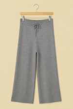 Pantalón Canalé Palazzo gris pierna recta boho La Gata Voladora Alpujarra Almeria