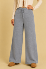 Pantalón Canalé Palazzo gris estilo bohemio La Gata Voladora Alpujarra Almeria