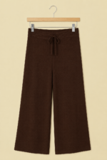 Pantalón Canalé Palazzo marrón pierna recta boho La Gata Voladora Alpujarra Almeria