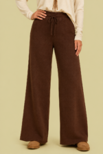 Pantalón Canalé Palazzo marrón estilo bohemio La Gata Voladora Alpujarra Almeria