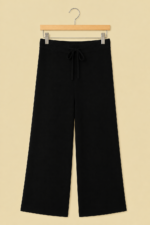 Pantalón Canalé Palazzo negro pierna recta boho La Gata Voladora Alpujarra Almeria
