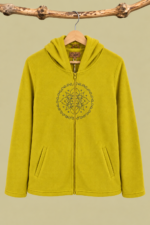 Chaqueta Forro Polar Aura lima boho chic capucha La Gata Voladora Alpujarra Almeria