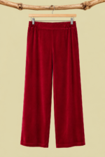 pantalon terciopelo scarlet burdeos boho chic La Gata Voladora Alpujarra Almeria