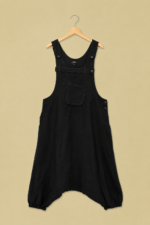 Peto de Algodon Coline negro estilo bohemio La Gata Voladora Alpujarra Almeria