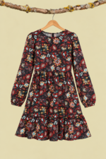 Vestido Estampado Coline Negro Tallas Grandes Boho Chic La Gata Voladora Laujar de Andarax Almeria