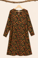 Vestido Floral Vintage Coline estampado flores boho chic La Gata Voladora Laujar de Andarax Almeria