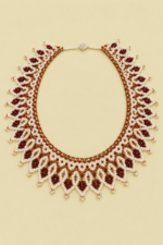 Collar artesanal Tierra Ancestral estilo boho en tonos tierra La Gata Voladora Laujar de Andarax Almeria