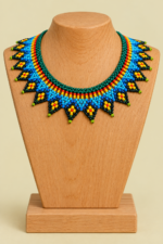 Collar Tribal Oasis artesanal Colombia La Gata Voladora Alpujarra Almeria