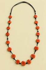 Collar Kira de ceramica naranja estilo boho La Gata Voladora Laujar de Andarax Almeria