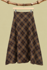 Falda Tartan Kenna estilo Boho Chic mujer La Gata Voladora Laujar De Andarax Almeria