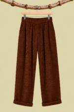 Pantalon de Pana Canale marron chocolate La Gata Voladora Alpujarra Almeria